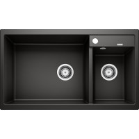 Каменная кухонная мойка Blanco METRA 9 Черный чаша слева (525936)