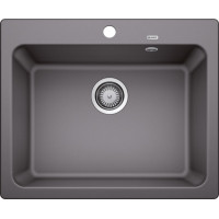 Кам'яна кухонна мийка Blanco NAYA 6 Темна скеля (519639)