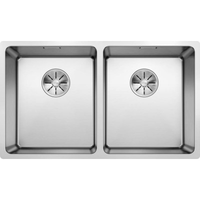 Кухонная мойка с нержавеющей стали Blanco ANDANO 340/340-IF В один уровень со столешницей (522981)