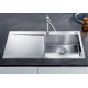 Кухонна мийка з нержавіючої сталі Blanco FLOW XL 6S-IF з дзеркальним поліруванням (521640)
