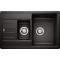 Каменная кухонная мойка Blanco LEGRA 6 S Compact Черный (526085)