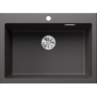 Кам'яна кухонна мийка Blanco PLEON 8 Темна скеля (523044)