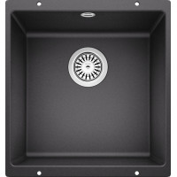 Каменная кухонная мойка Blanco ROTAN 400-U Антрацит под столешницу (521332)