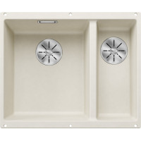 Кам'яна кухонна мийка Blanco SUBLINE 340/160-U Ніжний білий під стільницю чаша ліворуч (527162)
