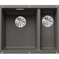 Каменная кухонная мойка Blanco SUBLINE 340/160-U Вулканический серый под столешницу чаша слева (527345)