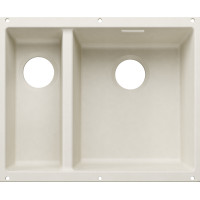 Кам'яна кухонна мийка Blanco SUBLINE 340/160-U Ніжний білий під стільницю, чаша справа, без відвідної арматури (527812)