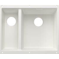 Каменная кухонная мойка Blanco SUBLINE 340/160-U Белый под столешницу, чаша справа, без отводной арматуры (527815)