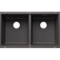 Кам'яна кухонна мийка Blanco SUBLINE 350/350-U Вулканічний сірий під стільницю, без відвідної арматури (527830)