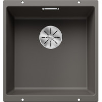 Кам'яна кухонна мийка Blanco SUBLINE 400-U Вулканічний сірий під стільницю (527349)