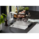 Каменная кухонная мойка Blanco SUBLINE 400-U Серый беж под столешницу без отводной арматуры (527793)