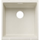 Каменная кухонная мойка Blanco SUBLINE 400-U Нежный белый под столешницу без отводной арматуры (527788)