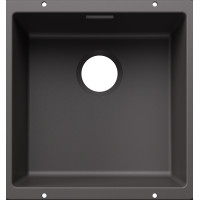 Кам'яна кухонна мийка Blanco SUBLINE 400-U Темна скеля під стільницю без відвідної арматури (527790)