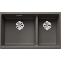 Кам'яна кухонна мийка Blanco SUBLINE 430/270-U Вулканічний сірий під стільницю (527350)
