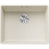 Кам'яна кухонна мийка Blanco SUBLINE 500-F Ніжний білий в рівень зі стільницею (527169)