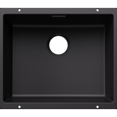 Каменная кухонная мойка Blanco SUBLINE 500-U Черный под столешницу без отводной арматуры (527794)