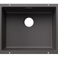 Кам'яна кухонна мийка Blanco SUBLINE 500-U Темна скеля під стільницю без відвідної арматури (527798)