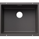 Каменная кухонная мойка Blanco SUBLINE 500-U Темная скала под столешницу без отводной арматуры (527798)