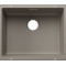 Каменная кухонная мойка Blanco SUBLINE 500-U Серый беж под столешницу без отводной арматуры (527801)
