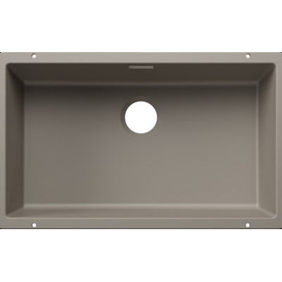 Каменная кухонная мойка Blanco SUBLINE 700-U Серый беж под столешницу без отводной арматуры (527809)