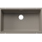 Каменная кухонная мойка Blanco SUBLINE 700-U Серый беж под столешницу без отводной арматуры (527809)