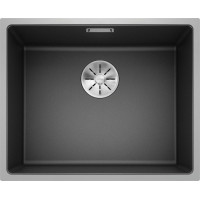Кам'яна кухонна мийка Blanco SUBLINE 500-IF SteelFrame Антрацит в рівень зі стільницею (524107)