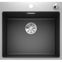 Кам'яна кухонна мийка Blanco SUBLINE 500-IF/A SteelFrame Антрацит в рівень зі стільницею (524111)