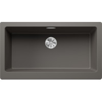 Кам'яна кухонна мийка Blanco VINTERA XL 9-UF Вулканічний сірий, під стільницю (526800)