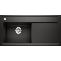 Кам'яна кухонна мийка Blanco ZENAR XL 6 S Чорний чаша ліворуч (526059)