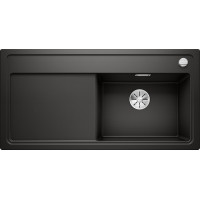 Кам'яна кухонна мийка Blanco ZENAR XL 6 S Чорний чаша праворуч (526062)