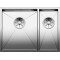 Кухонная мойка с нержавеющей стали Blanco ZEROX 340/180-IF Чаша слева с зеркальной полировкой (521611)