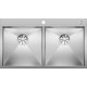 Кухонна мийка з нержавіючої сталі Blanco ZEROX 400/400-IF/A з дзеркальним поліруванням (521648)