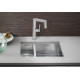 Кухонна мийка з нержавіючої сталі Blanco ZEROX 340/180-U Чаша ліворуч під стільницю (521613)