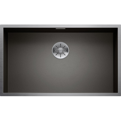 Кухонная мойка с нержавеющей стали Blanco ZEROX 700-U Dark Steel под столешницу (526244)