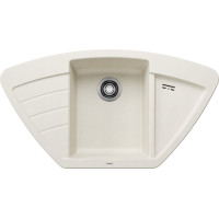 Кам'яна кухонна мийка Blanco ZIA 9 E Ніжний білий (527212)