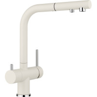 Кухонний кам'яний змішувач Blanco FONTAS-S II Ніжний білий (526947)