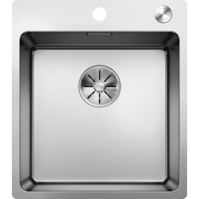 Кухонна мийка з нержавіючої сталі Blanco ANDANO 400-IF-A в один рівень зі стільницею (525244)