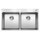 Кухонна мийка з нержавіючої сталі Blanco ANDANO 400/400-IF-A в рівень зі стільницею (525249)