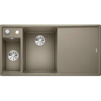 Кам'яна кухонна мийка Blanco AXIA III 6S Сірий Беж чаша ліворуч обробна дошка з безпечного скла (524660)