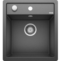 Каменная кухонная мойка Blanco DALAGO 45-F Антрацит в уровень со столешницей (517166)