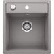 Каменная кухонная мойка Blanco DALAGO 45-F Алюметаллик в уровень со столешницей (517167)