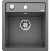 Каменная кухонная мойка Blanco DALAGO 45-F Темная скала в уровень со столешницей (518847)