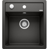 Каменная кухонная мойка Blanco DALAGO 45-F Черный в уровень со столешницей (525870)