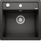 Каменная кухонная мойка Blanco DALAGO 5-F Черный в один уровень со столешницей (525872)