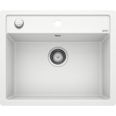 Каменная кухонная мойка Blanco DALAGO 6-F Белый в уровень со столешницей (514771)