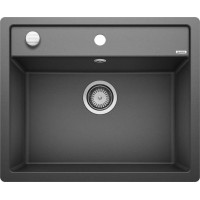 Каменная кухонная мойка Blanco DALAGO 6-F Антрацит в уровень со столешницей (514773)
