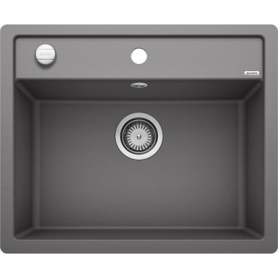 Кам'яна кухонна мийка Blanco DALAGO 6-F Темна Скеля в рівень зі стільницею (518851)