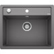 Каменная кухонная мойка Blanco DALAGO 6-F Темная скала в уровень со столешницей (518851)