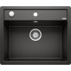 Каменная кухонная мойка Blanco DALAGO 6-F Черный в уровень со столешницей (525875)