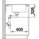 Каменная кухонная мойка Blanco DALAGO 6-F Антрацит в уровень со столешницей (514773)