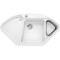 Кам'яна кухонна мийка Blanco DELTA II-F Білий Кутова в один рівень зі стільницею (523673)